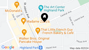 Map of 440 Central Avenue, Highland Park IL, 60035