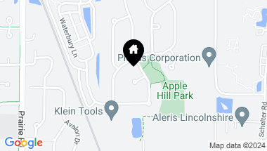 Map of 2280 Apple Hill Court S, Buffalo Grove IL, 60089