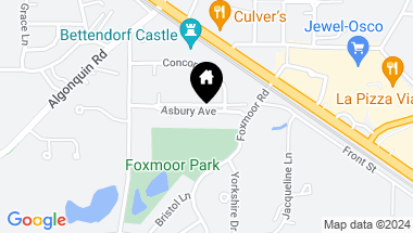 Map of 419 Asbury Avenue, Fox River Grove IL, 60021