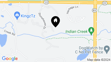 Map of 4427 Pebble Creek Lane, Long Grove IL, 60047