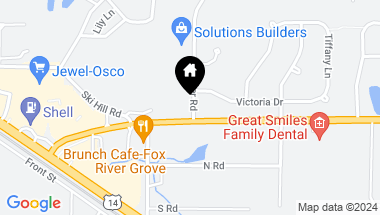 Map of 9207 Gardner Road, Fox River Grove IL, 60021