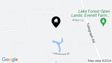 Map of 1955 Windridge Drive, Lake Forest IL, 60045