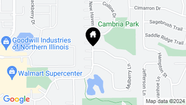 Map of 1301 Mulberry Lane, Cary IL, 60013