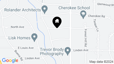 Map of 321 Greenwood Avenue, Lake Forest IL, 60045