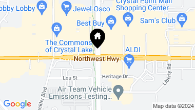 Map of 9999 Main Street, Crystal Lake IL, 60014