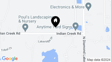 Map of 25520 N Eagle Drive, Mundelein IL, 60060