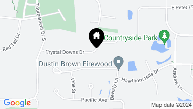 Map of 21 Crystal Downs Drive, Hawthorn Woods IL, 60047