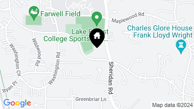 Map of 794 E Illinois Road, Lake Forest IL, 60045