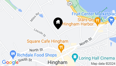 Map of 65 Cottage St, Hingham MA, 02043