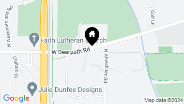 Map of 475 W DEERPATH Road, Lake Forest IL, 60045