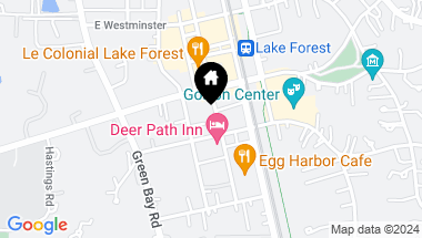 Map of 580 Bank, LAKE FOREST IL, 60045