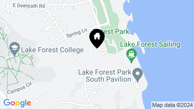 Map of 620 LAKE Road, LAKE FOREST IL, 60045