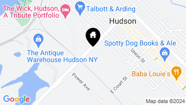 Map of 6 Willard Place, Hudson NY, 12534
