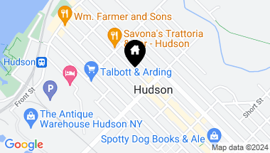 Map of 239 Warren, Hudson NY, 12534
