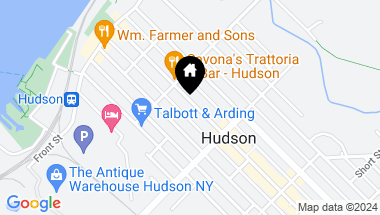 Map of 223 Warren Street, Hudson NY, 12534