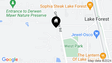 Map of 910 N Green Bay Road, Lake Forest IL, 60045