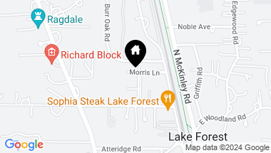 Map of 105 Morris Lane, Lake Forest IL, 60045