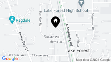 Map of 1230 N WESTERN Avenue Unit: 205, Lake Forest IL, 60045