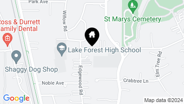 Map of 395 Spruce Avenue, Lake Forest IL, 60045