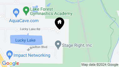 Map of 13500 Lucky Lake Drive, Lake Forest IL, 60045