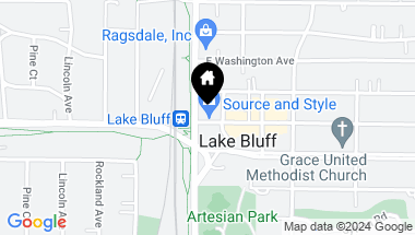 Map of 10 E Scranton Avenue Unit: 205, Lake Bluff IL, 60044