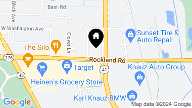 Map of 511 Rockland Road, Lake Bluff IL, 60044