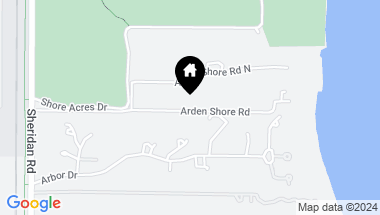 Map of 500 Arden Shore Road, Lake Bluff IL, 60044