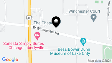 Map of 1860 Winchester Road Unit: 103, Libertyville IL, 60048