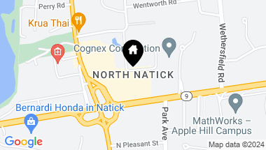 Map of 134 North # 2, Natick MA, 01760