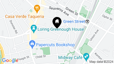 Map of 40 Greenough Ave, Boston MA, 02130