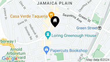 Map of 8 Greenough Avenue, Boston MA, 02130