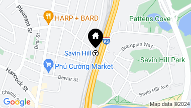 Map of 117-119 Savin Hill Ave, Boston MA, 02125