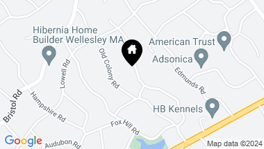 Map of 66 Arnold Rd, Wellesley MA, 02481