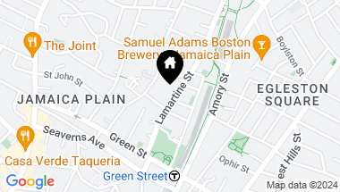 Map of 283 Lamartine Street, Boston MA, 02130