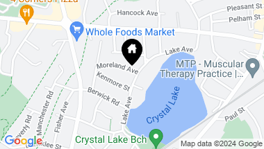 Map of 131 Lake Ave, Newton MA, 02459