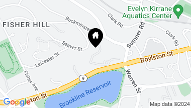 Map of 31 Catlin Rd, Brookline MA, 02445