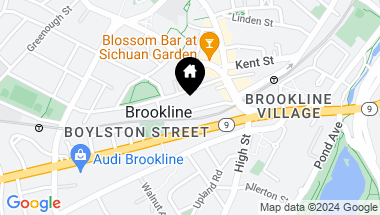 Map of 41-43 White Place, Brookline MA, 02445