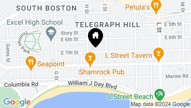 Map of 493-495 E 7th St, Boston MA, 02127