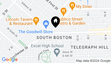 Map of 498 East Broadway, Boston MA, 02127