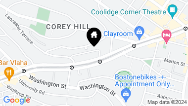 Map of 1496 Beacon St # 6, Brookline MA, 02446