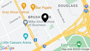 Map of 2648 JOHN R Street 7, Detroit MI, 48201