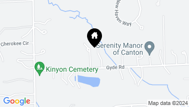 Map of 48814 GYDE Road, Canton Twp MI, 48187