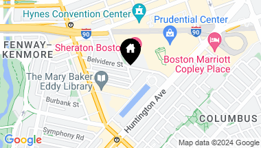 Map of 1 Dalton St # 5502, Boston MA, 02115