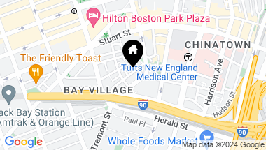 Map of 20 Fayette St # 2, Boston MA, 02116