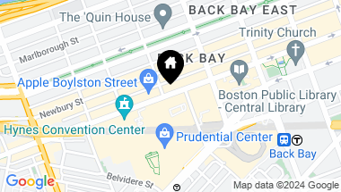 Map of 776 Boylston Street # 2E Unit: W - PH 2E, Boston MA, 02116