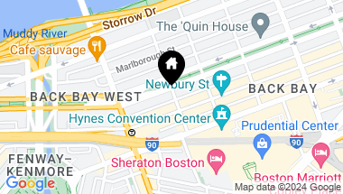 Map of 314 Commonwealth Ave PH, Boston MA, 02115