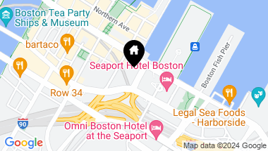 Map of 135 Seaport Blvd # 1616, Boston MA, 02210