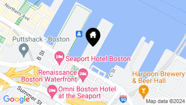 Map of 300 Pier 4 Blvd Unit: PHC, Boston MA, 02210