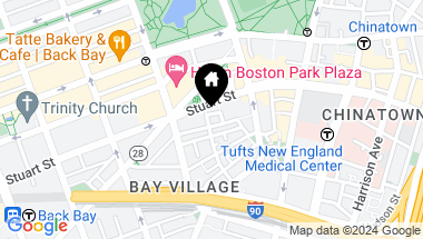 Map of 67 Church Street # 4, Boston MA, 02116