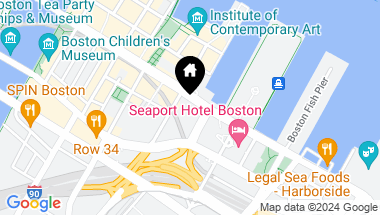 Map of 133 Seaport Blvd # 1612, Boston MA, 02210